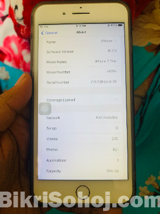 iPhone 7 plus...256GB